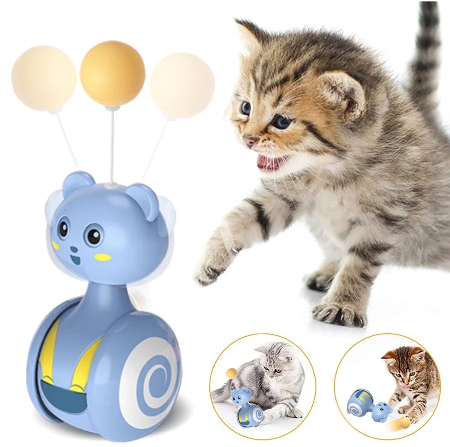Pet Fun and Play Interactive Toys for Happy & Active Pets