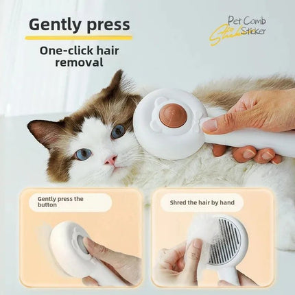 2-in-1 Electric Pets: Nail Trimmer & Soft Brush – Care & Relax Your Furry