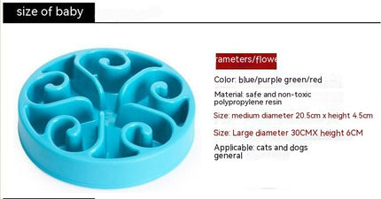 Slow Feeder Dog Bowl – Anti-Choking & Healthy Eating