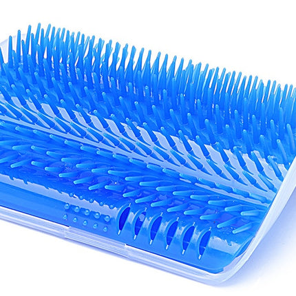 Corner Grooming Massager for Cats – Self-Rubbing Brush Station