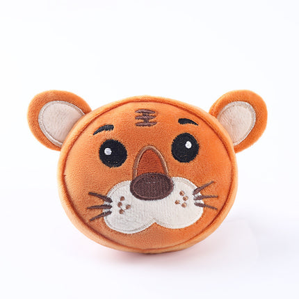 Cartoon Plush Dog Toy – Squeaky & Bite-Resistant