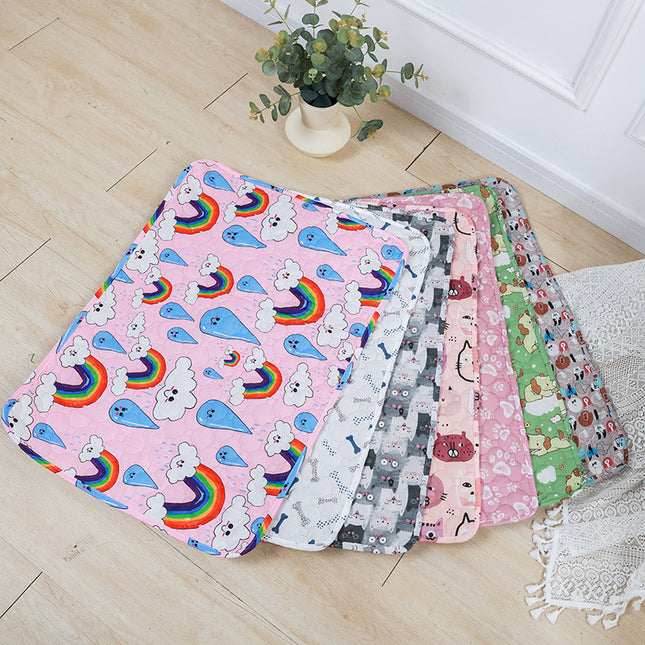 Reusable Waterproof Pet Pad – Absorbent, Non-Slip Training Mat for Dogs & Cats