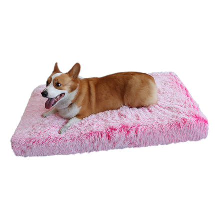 Plush Square Pet Cushion – Soft Washable Bed for Cats & Small Dogs