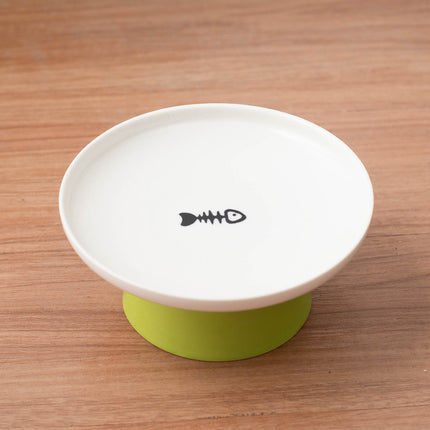 Elevated Ceramic Cat Bowl – Anti-Vomit & Comfortable Eating