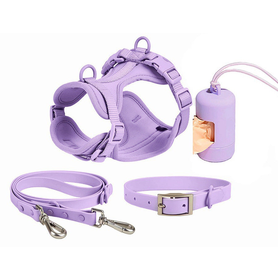 PVC Dog Harness Set