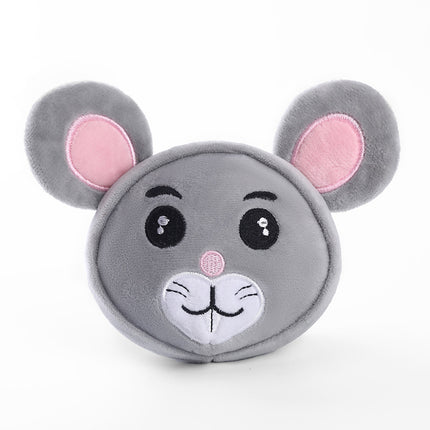 Cartoon Plush Dog Toy – Squeaky & Bite-Resistant