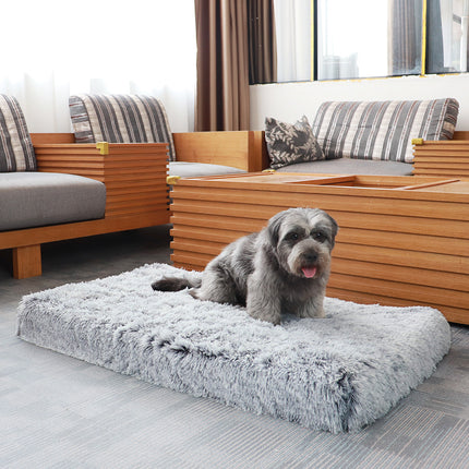 Plush Square Pet Cushion – Soft Washable Bed for Cats & Small Dogs