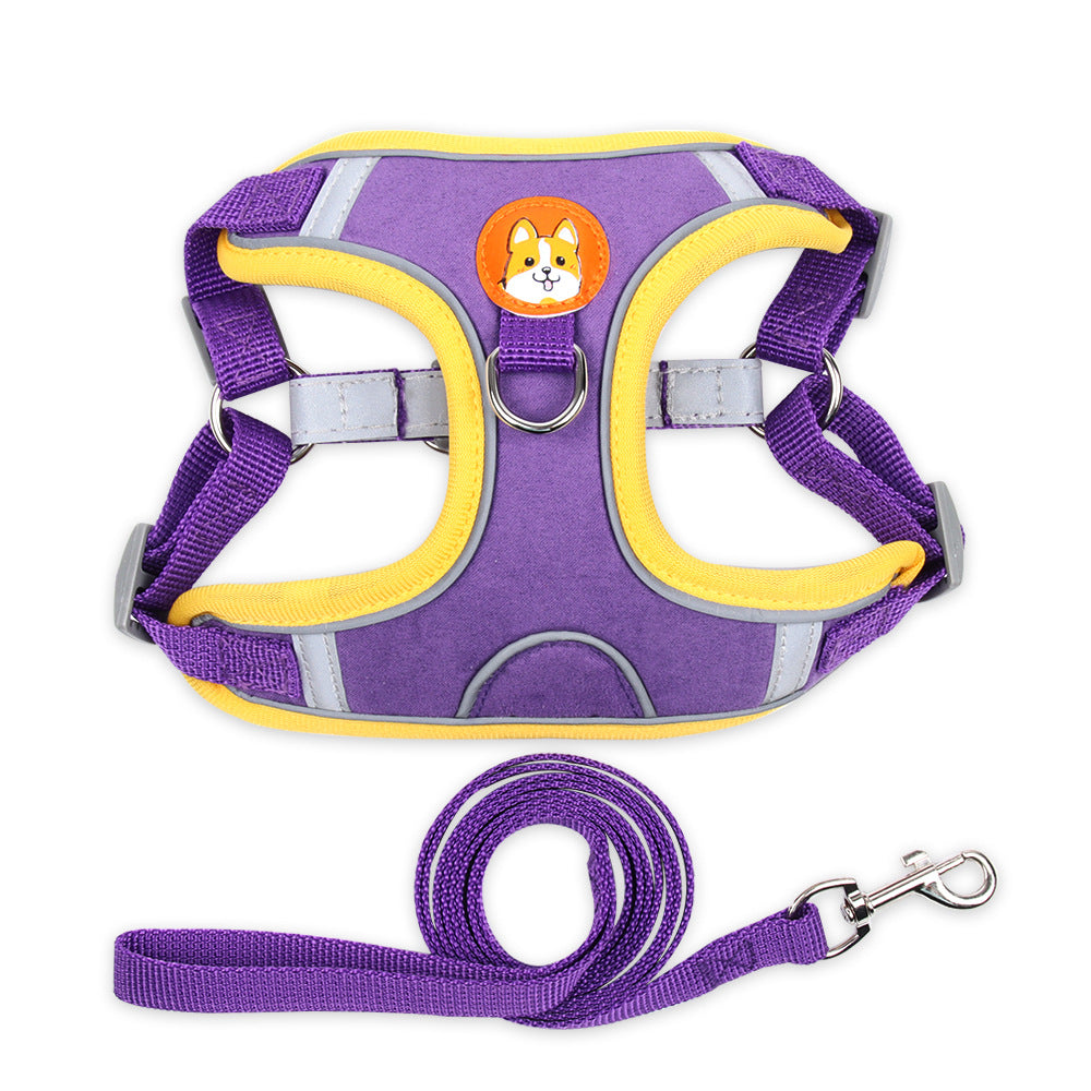 No-Pull Reflective Dog Harness with Leash