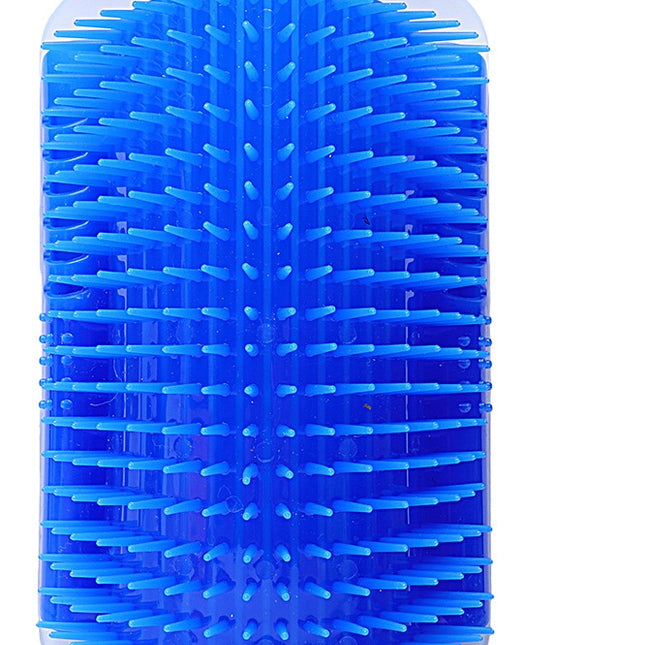 Corner Grooming Massager for Cats – Self-Rubbing Brush Station