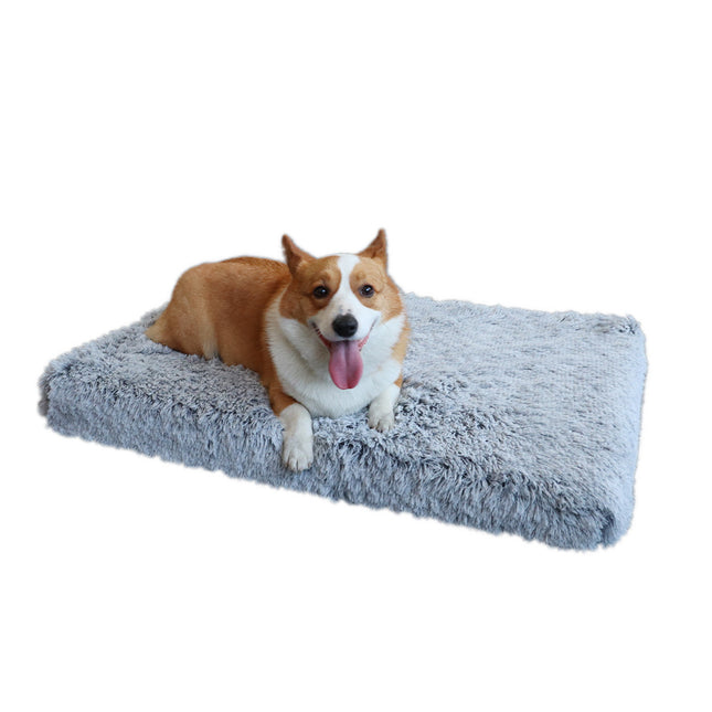 Plush Square Pet Cushion – Soft Washable Bed for Cats & Small Dogs