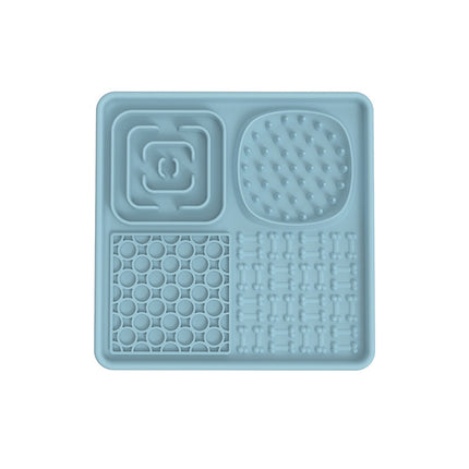 Multi-Section Slow Feeder Lick Mat for Dogs & Cats