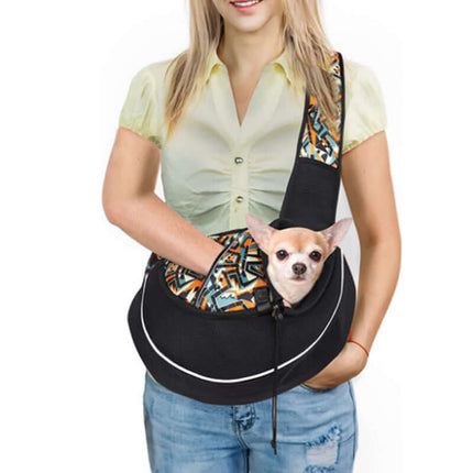 Portable Pet Travel Bag – Crossbody Carrier for Dogs & Cats (Outdoor, Lightweight)