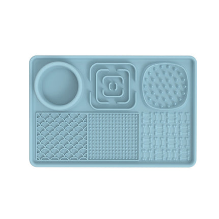 Multi-Section Slow Feeder Lick Mat for Dogs & Cats