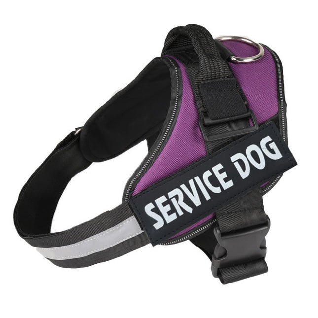 Reflective No-Pull Harness – Strong Nylon Chest Strap for Dogs