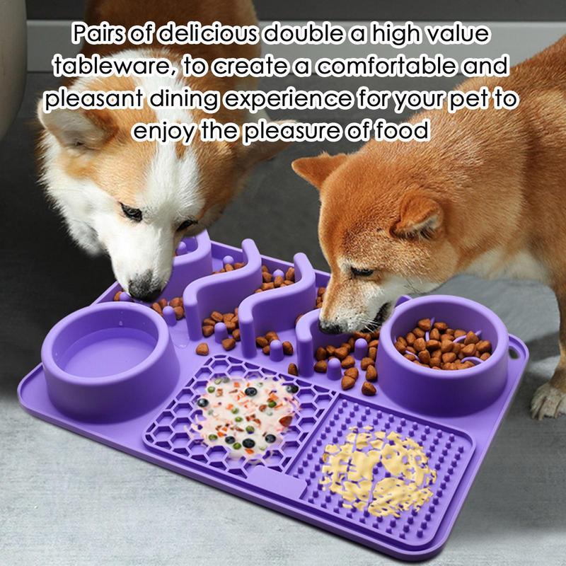 Multi-functional Pet Food Bowl Slow
