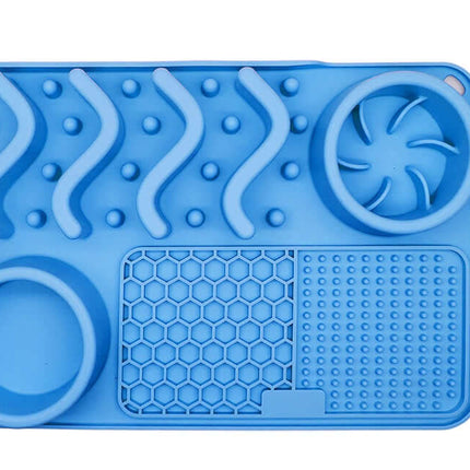 Multi-functional Pet Food Bowl Slow Food Dinner Basin Pad