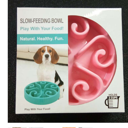 Slow Feeder Dog Bowl – Anti-Choking & Healthy Eating