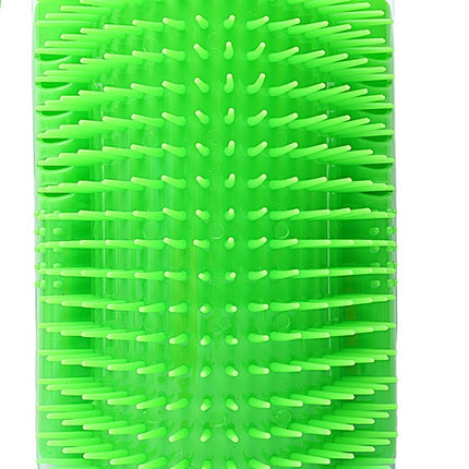 Corner Grooming Massager for Cats – Self-Rubbing Brush Station