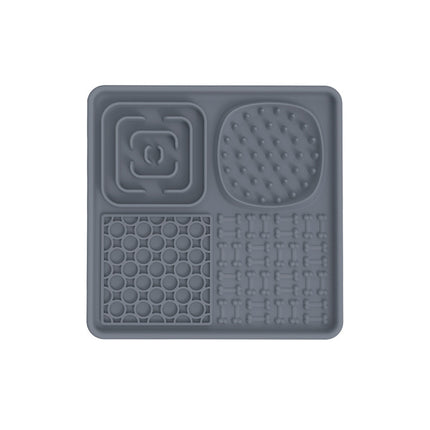 Multi-Section Slow Feeder Lick Mat for Dogs & Cats