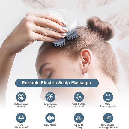 Electric Cat Massager – Head & Back Relaxation Tool