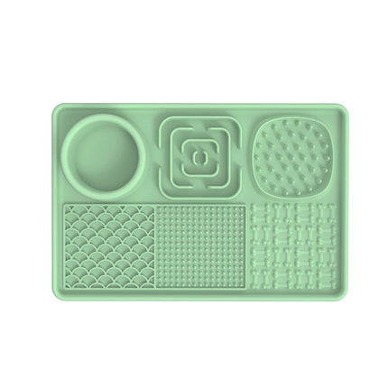 Multi-Section Slow Feeder Lick Mat for Dogs & Cats