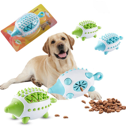 Interactive Hedgehog Dog Toy – Chew & Treat Dispenser