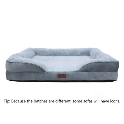 Orthopedic Dog Bed with Bolsters Waterproof & Washable Comfort Sofa